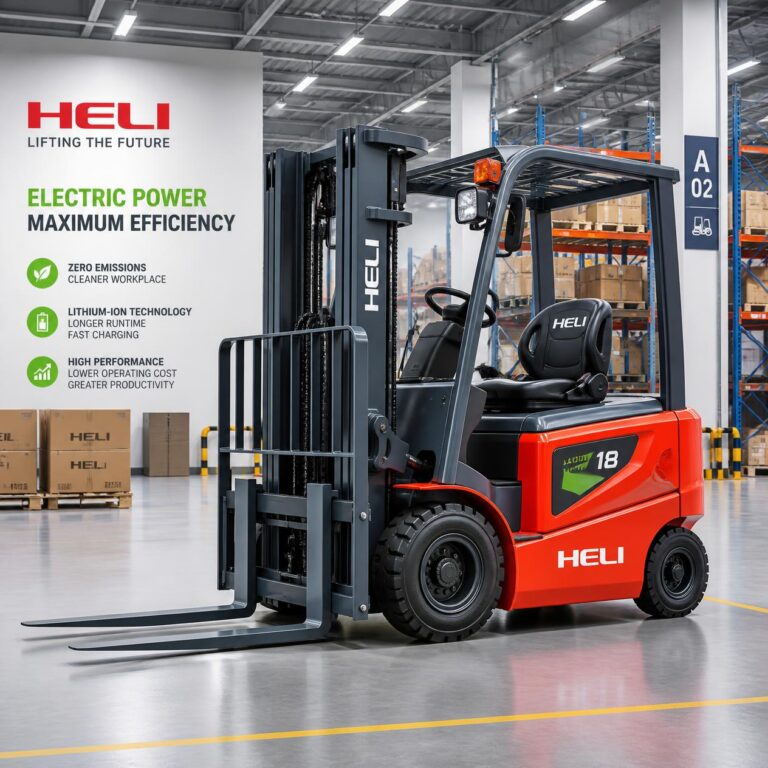 Forklift Elektrik merk HELI (8)